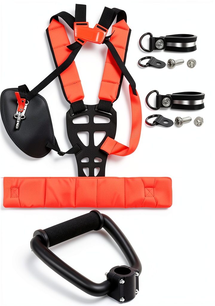 MorningRo trimmer shoulder strap set displayed with components
