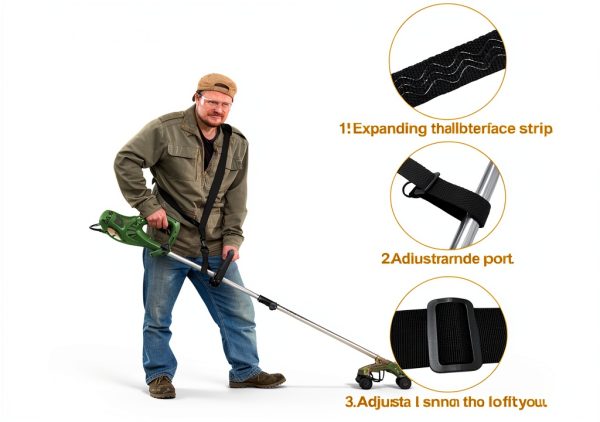Pavo Shoulder Strap Durable Nylon Adjustable Trimmer Support-3