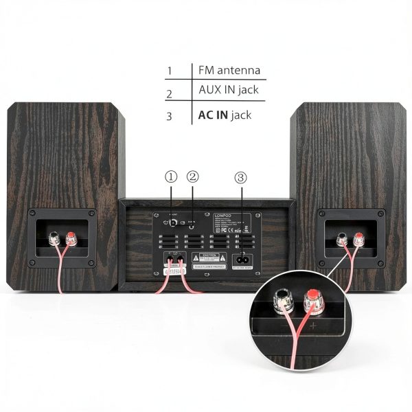 LONPOO LP-609A Stereo System Electronics-5