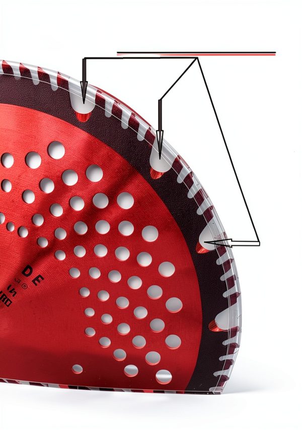 Renegade Blade Carbide Trimmer Blade 8 Inch 56 Teeth Red-2