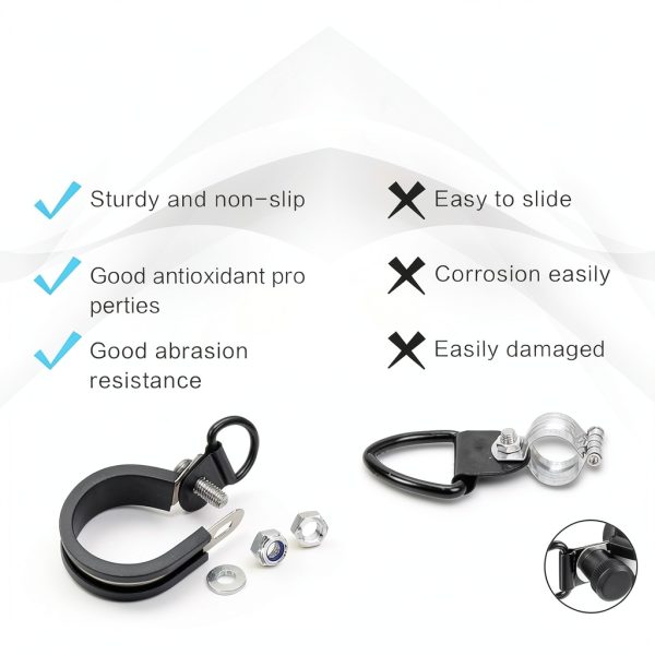 TIANAO Shaft Clamp 304 Stainless Steel Trimmer Attachment-4