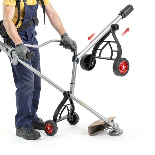 Sunisfa Mower Support Wheel Sturdy Metal Adjustable Design-2