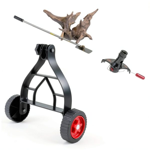 Sunisfa Mower Support Wheel Sturdy Metal Adjustable Design-5