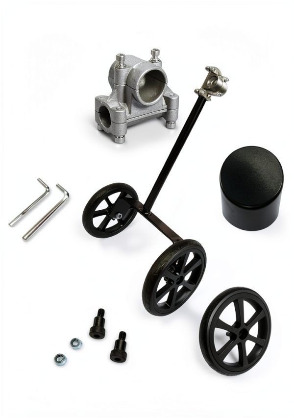 JOOPSAM String Trimmer Support Wheel Manual Black 13 Inch-3