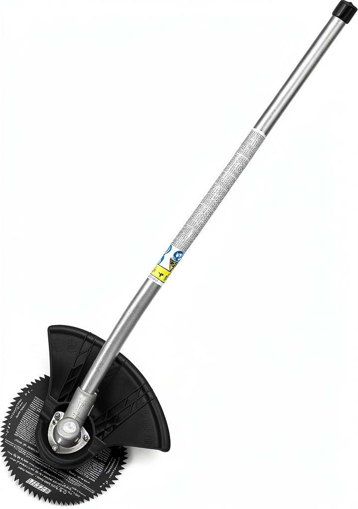 Echosari brushcutter attachment mounted on Echo powerhead