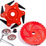 Weed Trimmer Blade LIUYIED Steel 6Blade Attachment-0