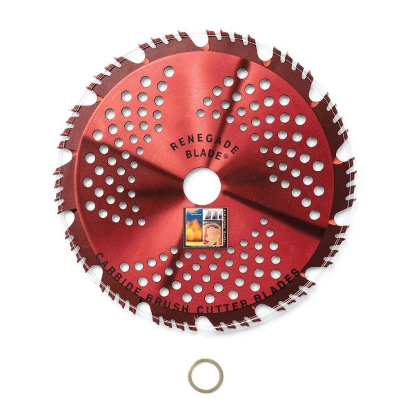 Renegade Blade Carbide Trimmer Blade 8 Inch 56 Teeth Red-5