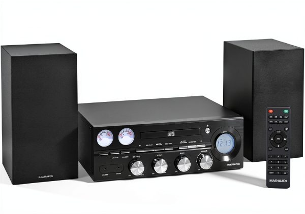 Magnavox Stereo Shelf System 50W RMS CD Player-0