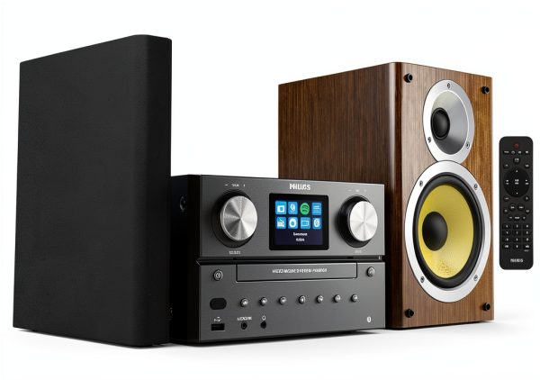 Philips Stereo Shelf System 100W WiFi Bluetooth-0