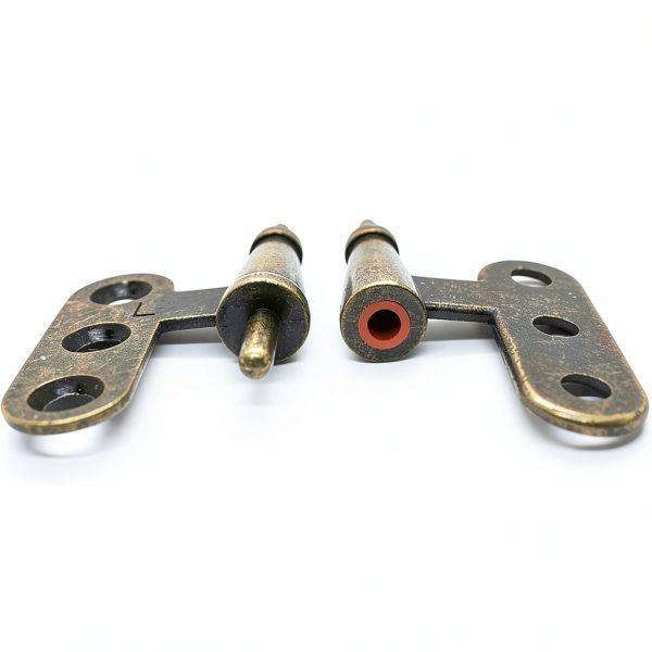 Mini Hinge Antique Cabinet Hinge Green Bronze by LutumE-3