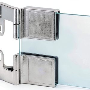Frameless Shower Door Hinges by AthuAh Stainless Steel Butt Hinge Set-0