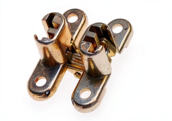 Door Hinges CekoCk Invisible Concealed Butt Hinge Set 2pcs Zinc Alloy-4