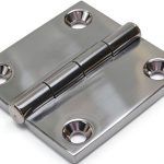 Whitecap Stainless Steel Butt Hinge, 2" X 2"-0