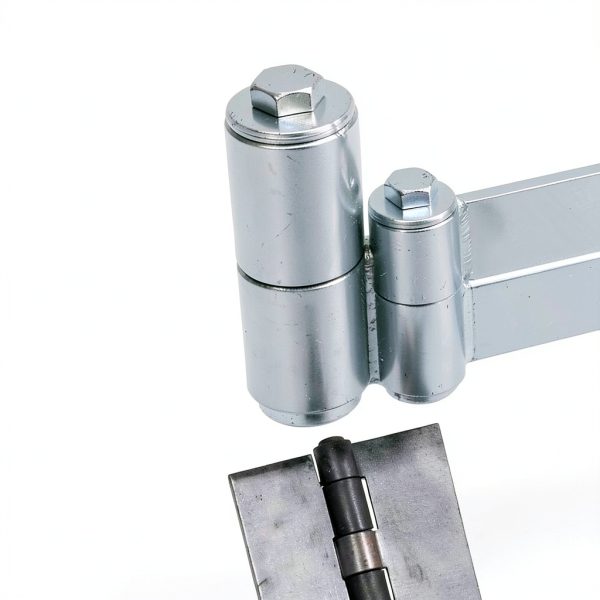 Hinge Outlet Weldable 4 Inch Square Butt Hinges Bright Steel 2 Pack-1