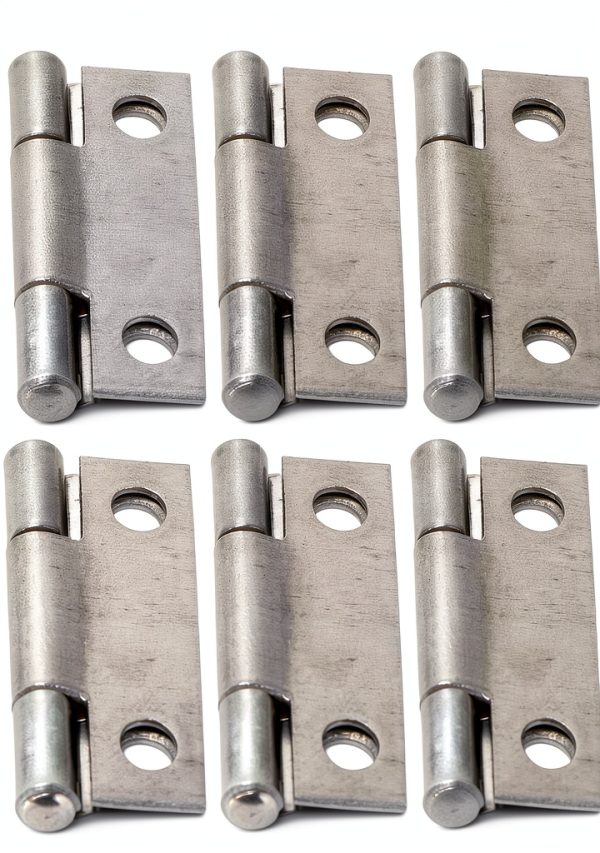 1in 304 Stainless Steel Foldable Hinges GYZOUKA 10Pcs Cabinet Hinges-4