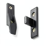 Hinges GEBBEM Plastic Corner Brace Butt Hasp Latch 4pcs Color E-0