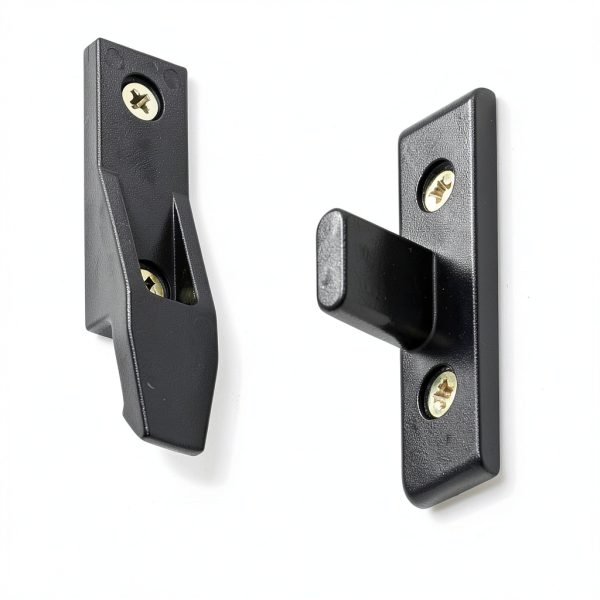Hinges GEBBEM Plastic Corner Brace Butt Hasp Latch 4pcs Color E-0