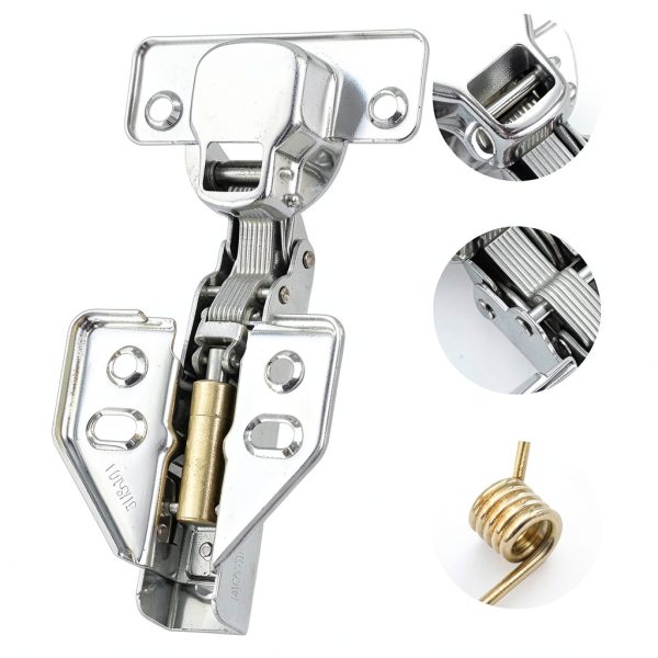 Door Hinges RoyamS Steel Folding Butt Hinge with Hydraulic Buffer-2