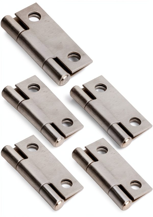 1in 304 Stainless Steel Foldable Hinges GYZOUKA 10Pcs Cabinet Hinges-8