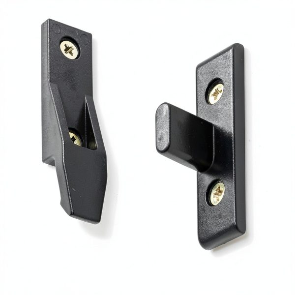 Hinges GEBBEM Plastic Corner Brace Butt Hasp Latch 4pcs Color E-1