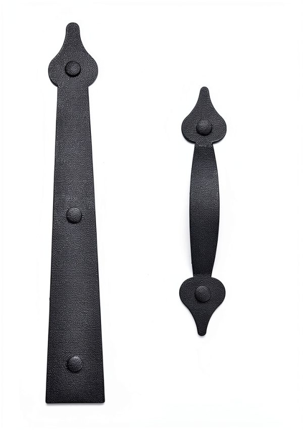 6Pcs Magnetic Garage Door Hardware Kit, Decorative Garage Door Hinge Handle, Used for Metal Door, Wooden Door and Other Hinges-1