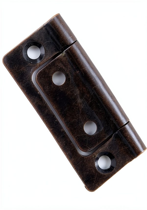 Hinges GEBBEM 2" Iron Butt Hinge Set 135° Open Antique Copper with-6