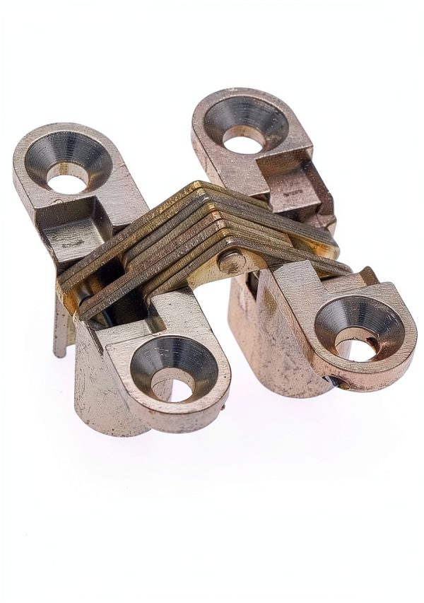 Door Hinges CekoCk Invisible Concealed Butt Hinge Set 2pcs Zinc Alloy-3