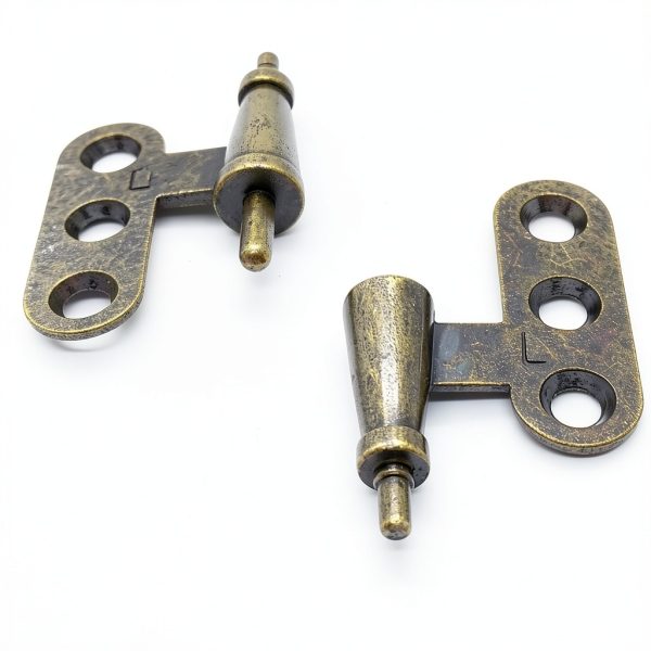 Mini Hinge Antique Cabinet Hinge Green Bronze by LutumE-0