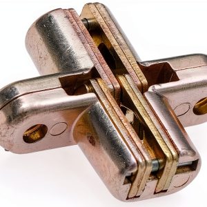 Door Hinges CekoCk Invisible Concealed Butt Hinge Set 2pcs Zinc Alloy-0