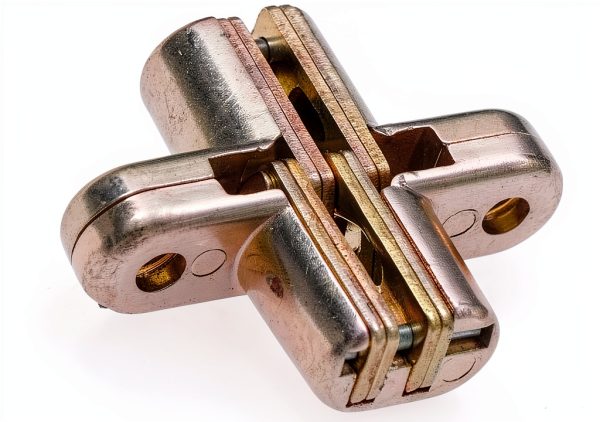 Door Hinges CekoCk Invisible Concealed Butt Hinge Set 2pcs Zinc Alloy-0