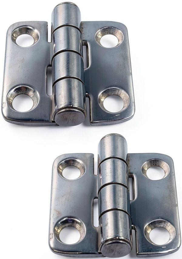 White Water Stainless Steel Butt Hinges (7730ES - 2" x 2")-0