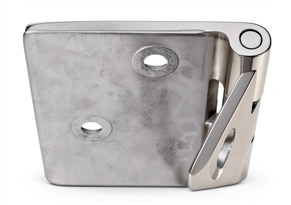 Stainless Flush Mount Butt Hinge by White Water 4" x 4" Polished-6