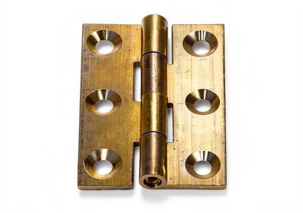 Pure Brass Mini Hinges 4Pcs Folding Butt Drawer Cabinets 1 Inch-6