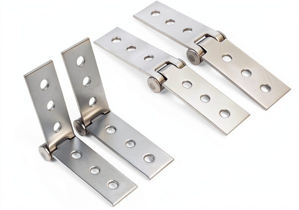 3 inch Folding Butt Hinges 4Pcs Stainless Steel Kyuionty Polished-4