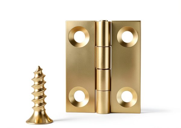 Small Hinges 10 Set Mini Brass Gold Butt Hinges by Thinp 1 Inch-1