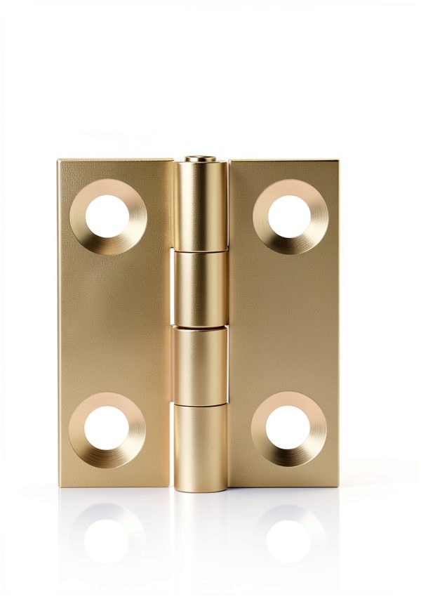 Small Hinges 10 Set Mini Brass Gold Butt Hinges by Thinp 1 Inch-2