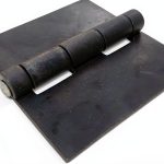 3x3 Butt Hinge Steel Weld On 2 Pack for Jeep BBQ Trailer Fence-0